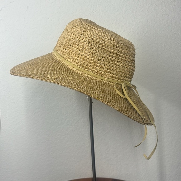 Scala big brim floppy natural sun hat main image 6